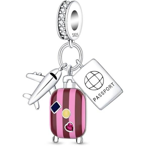 Sterling silver charm sun star moon elephant sunflower bead fit pandora bracelet - Picture 8 of 8